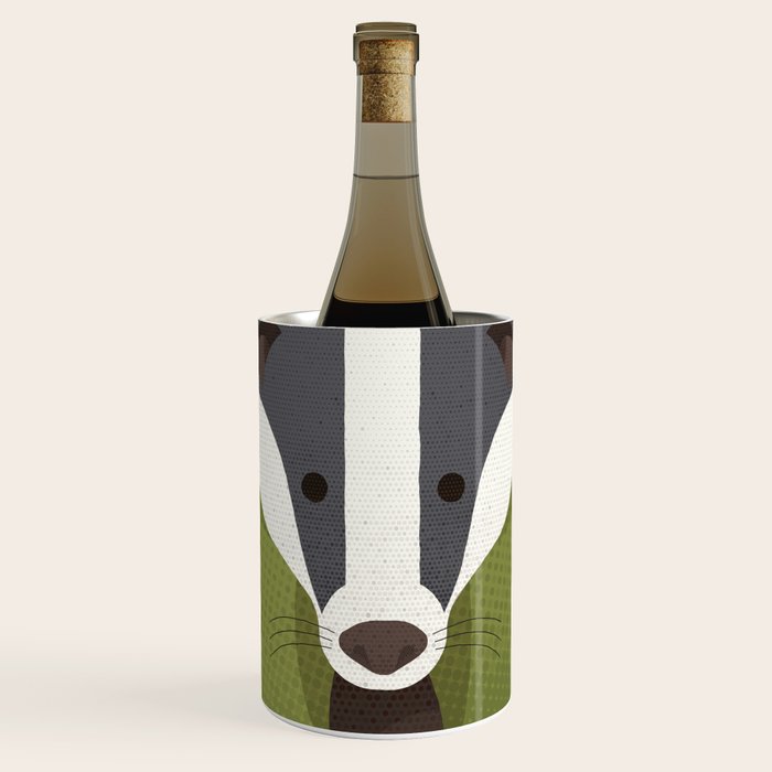 Whimsy Badger Wine Chiller Gallery Image 1