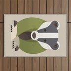 Whimsy Badger Outdoor Rug Gallery Image 1