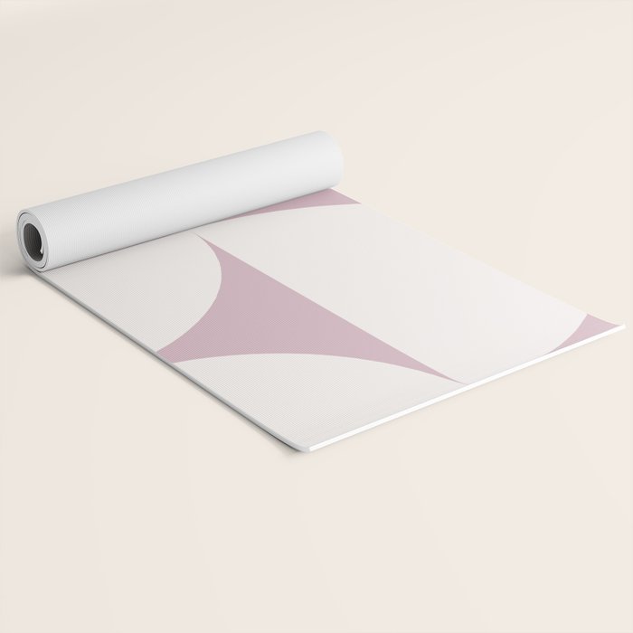 Bauhaus Mid Century Modern Geometric VIII Lilac Yoga Mat Gallery Image 2