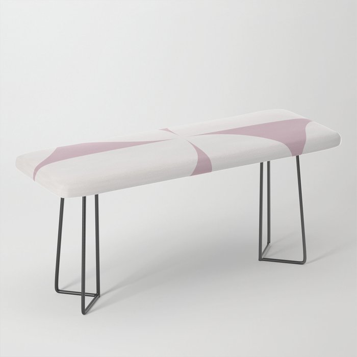 Bauhaus Mid Century Modern Geometric VIII Lilac Bench Gallery Image 1