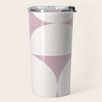 Bauhaus Mid Century Modern Geometric VIII Lilac Travel Mug Gallery Image 2