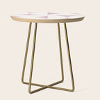 Bauhaus Mid Century Modern Geometric VIII Lilac Side Table Gallery Image 1