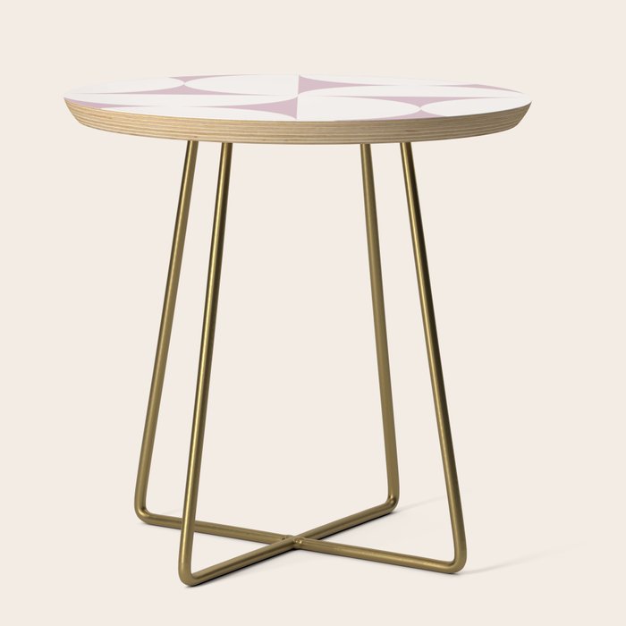 Bauhaus Mid Century Modern Geometric VIII Lilac Side Table Gallery Image 1