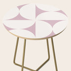 Bauhaus Mid Century Modern Geometric VIII Lilac Side Table Gallery Image 2