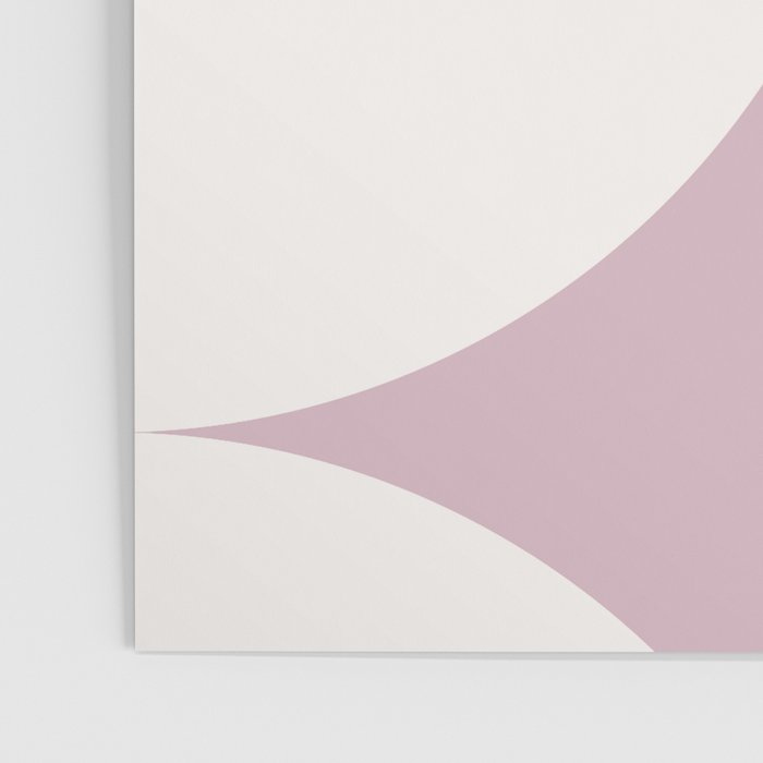 Bauhaus Mid Century Modern Geometric VIII Lilac Poster Gallery Image 3