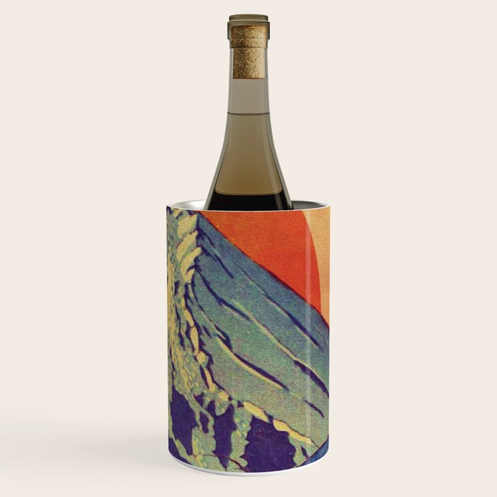 The Red Sunrise at Dayai Shore - Nature Landscape Wine Chiller Gallery Image 3