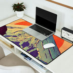 The Red Sunrise at Dayai Shore - Nature Landscape Desk Mat Gallery Image 2