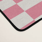 Pink Check Horses  Pattern Desk Mat Gallery Image 4
