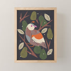 Partridge in a Pear Tree Mini Art Print Gallery Image 1