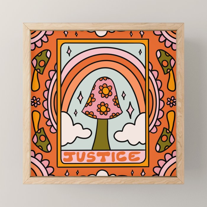 11. Justice Mushroom Mini Art Print Gallery Image 1