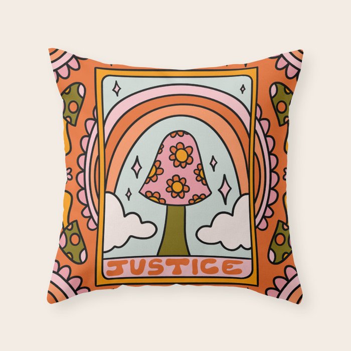 11. Justice Mushroom Throw Pillow Gallery Image 6