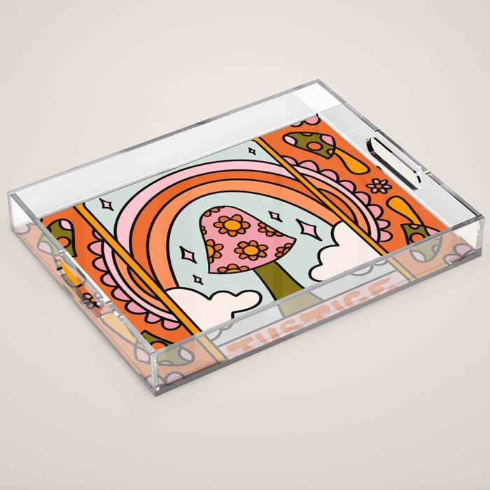 11. Justice Mushroom Acrylic Tray Gallery Image 1