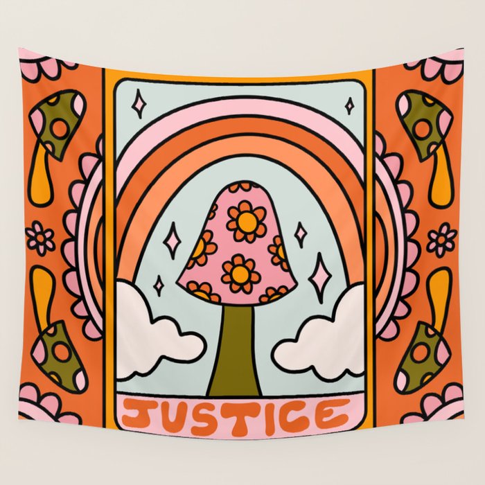 11. Justice Mushroom Wall Tapestry Gallery Image 1