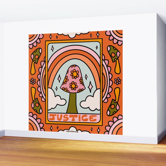 11. Justice Mushroom Wall Mural Gallery Image 2