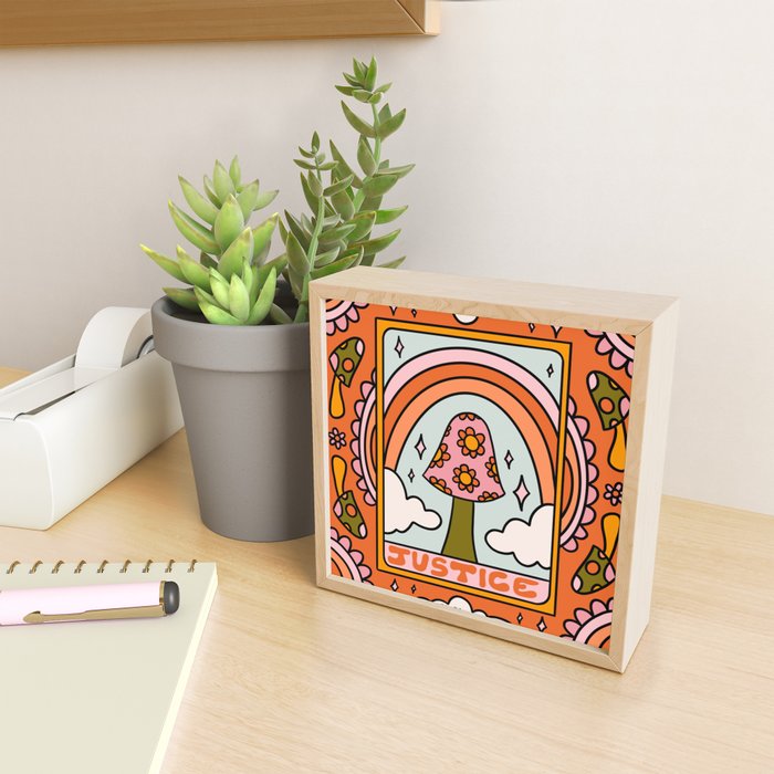 11. Justice Mushroom Mini Art Print Gallery Image 2