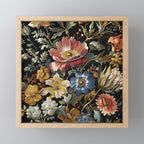 Countryside Bloom Ethereal Dark Floral Mini Art Print Gallery Image 1