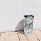 Enchanting Japanese Watercolor Ink Landscape Painting Travel Mug Gallery Image 4