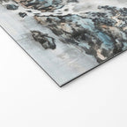 Enchanting Japanese Watercolor Ink Landscape Painting Welcome Mat Gallery Image 2