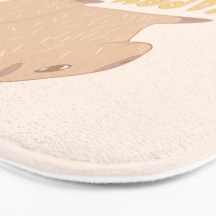 Happy capybara Bath Mat Gallery Image 3