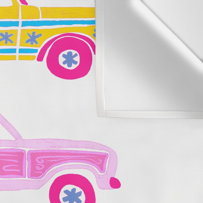 Retro Roads â Candy Palette Wall Tapestry Gallery Image 3