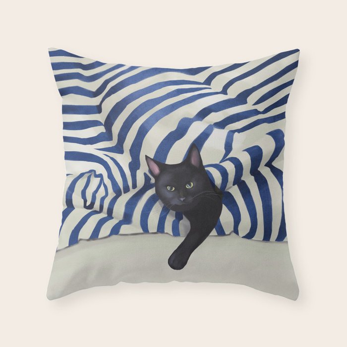 Out of Line Throw Pillow Gallery Image 1