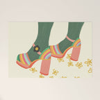 Rainbow walk feet Welcome Mat Gallery Image 1