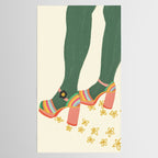 Rainbow walk feet Tablecloth Gallery Image 2