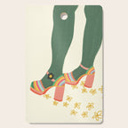Rainbow walk feet Cutting Board Gallery Image 1