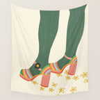Rainbow walk feet Wall Tapestry Gallery Image 4