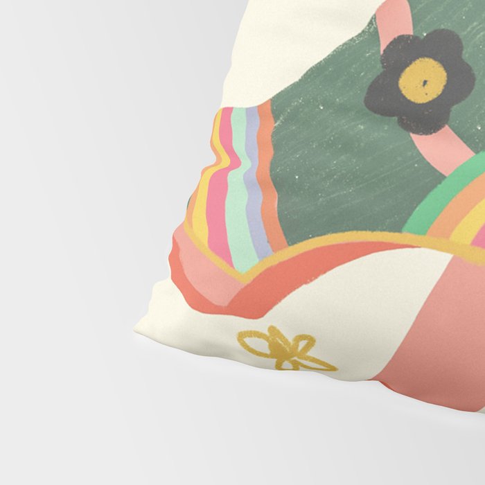 Rainbow walk feet Pillow Sham Gallery Image 4