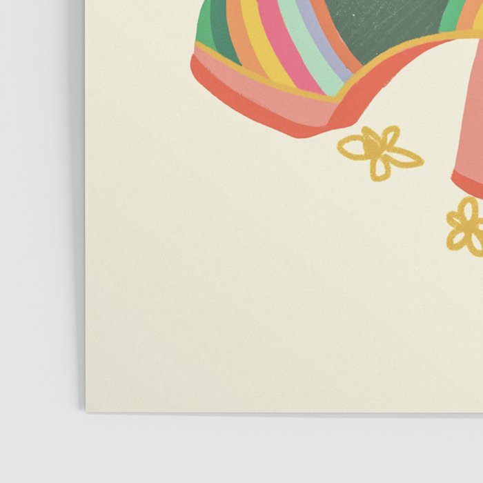 Rainbow walk feet Poster Gallery Image 3