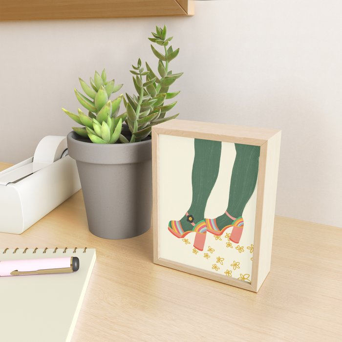 Rainbow walk feet Mini Art Print Gallery Image 2