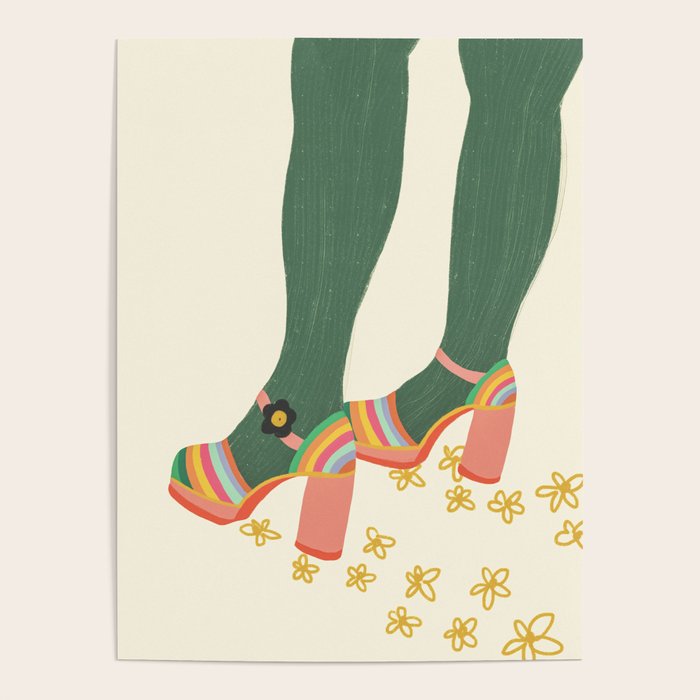 Rainbow walk feet Poster Gallery Image 4