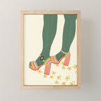 Rainbow walk feet Mini Art Print Gallery Image 1