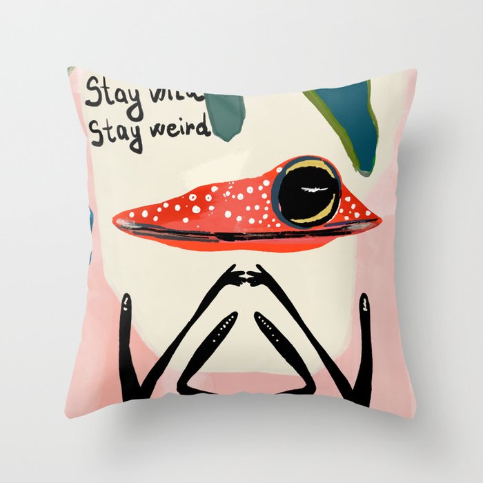 Wild and Weird Throw Pillow Gallery Image 6