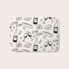 Cheers. Cheese and Wine Bath Mat Gallery Image 1
