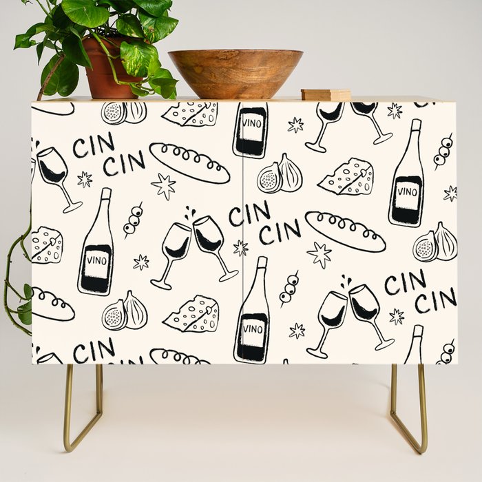 Cheers. Cheese and Wine Credenza Gallery Image 1