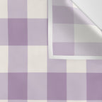 Lavender Gingham Wall Tapestry Gallery Image 3
