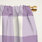 Lavender Gingham Window Curtain Gallery Image 2