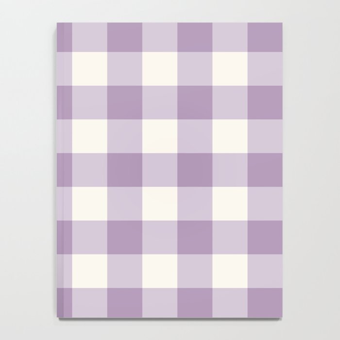 Lavender Gingham Notebook Gallery Image 4