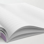 Lavender Gingham Notebook Gallery Image 2
