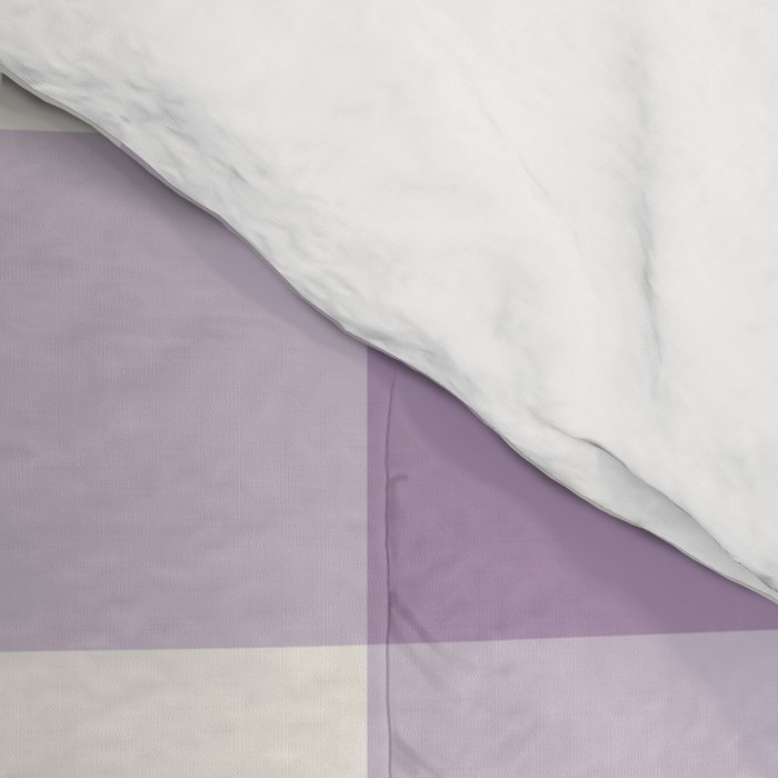 Lavender Gingham Comforter Gallery Image 4