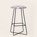 Lavender Gingham Stool Gallery Image 1
