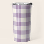 Lavender Gingham Travel Mug Gallery Image 2