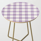Lavender Gingham Side Table Gallery Image 2