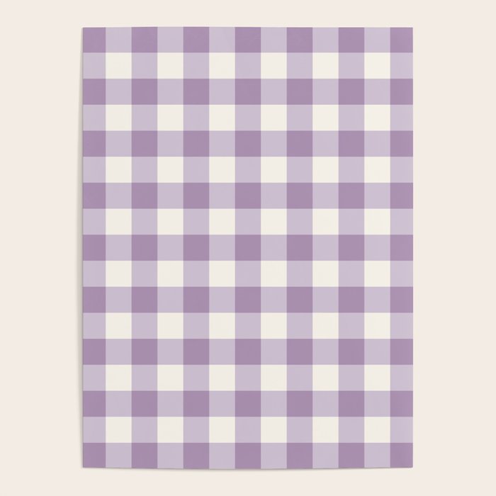 Lavender Gingham Poster Gallery Image 4