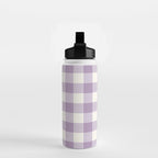 Lavender Gingham Water Bottle Gallery Image 2