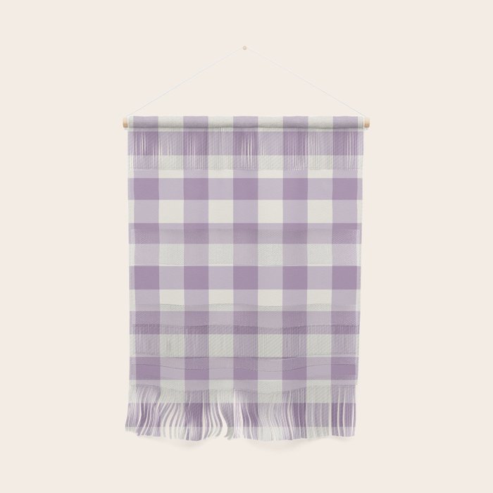 Lavender Gingham Wall Hanging Gallery Image 1