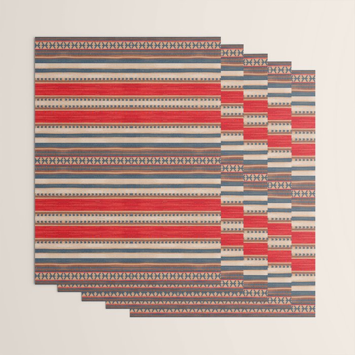 Bohemian Tapestry: Timeless Moroccan Heritage Fabrics Wrapping Paper Gallery Image 3