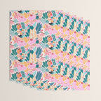 Joyful Jungle Birds In The Happy Pastel Tropics Wrapping Paper Gallery Image 3